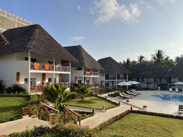 <em>Het mooie Kiwengwa Beach Resort.<\/em>