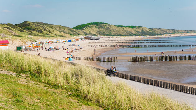 De duinen en kust van het Zeeuwse Zoutelande